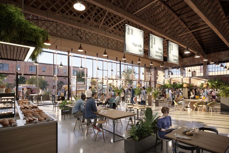 Artists impression of the Hanger16U at Brabazon
